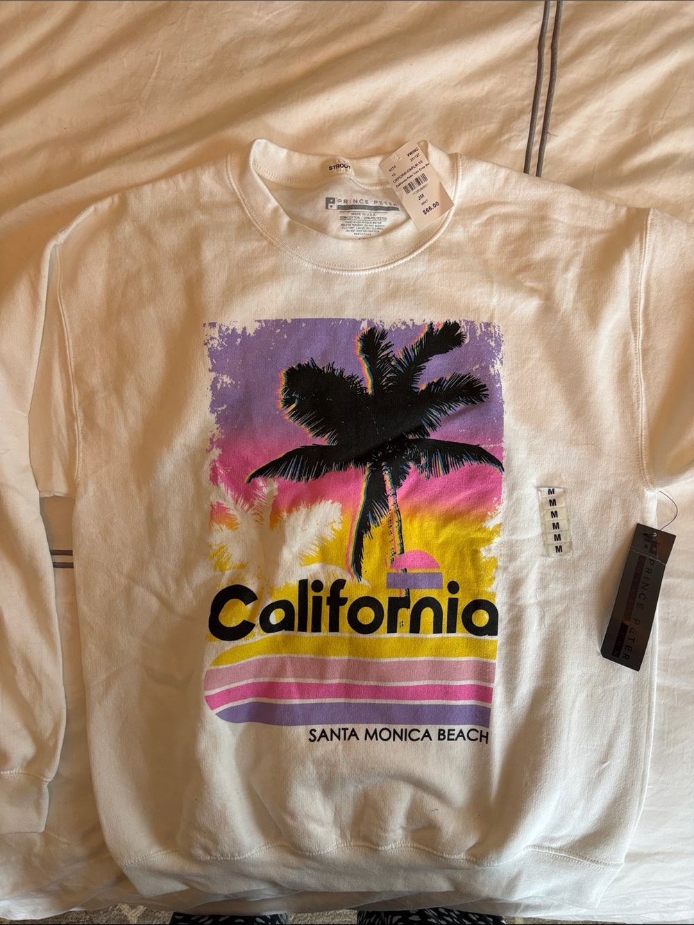 California Graphic Sweatshirt - White